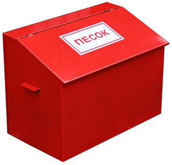 Ящик для песка (0,3 м3) разборный - Пожарное оборудование - Пожарные ящики для песка - vektorb.ru